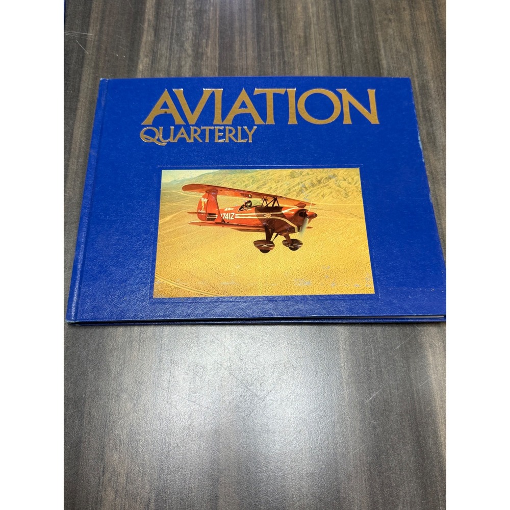 Aviation Quarterly Hardcover Book‎ Vintage Historical Aircraft Photography Blue